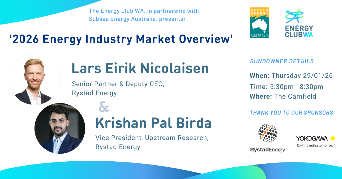 Subsea Energy Australia in partnership with Energy club WA